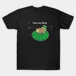 Three Frog Pile Up T-Shirt